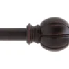 Rita Weathered Brown Curtain Rod, (48" - 84") -DHP Sales Store 810133988