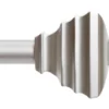Jayden Nickel Adjustable Curtain Rod, (42" - 120")