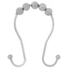 Double Roller Ball Rust Proof Shower Curtain Hooks Set -DHP Sales Store 810351608