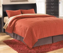 Huey Black Vineyard Queen Sleigh Headboard -DHP Sales Store 810363748 1