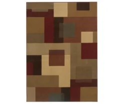 Greenfield Red Area Rug, (5' X 7'6")