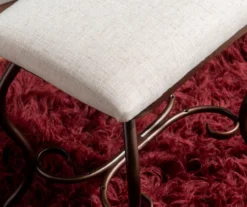 Heather Metal Adjustable Mirror Vanity Set With Stool -DHP Sales Store 810389409 A8 9