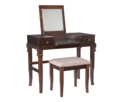 Martha Mirror Vanity Set With Stool 40 Martha Mirror Vanity Set With Stool -DHP Sales Store 810389525 A0 1
