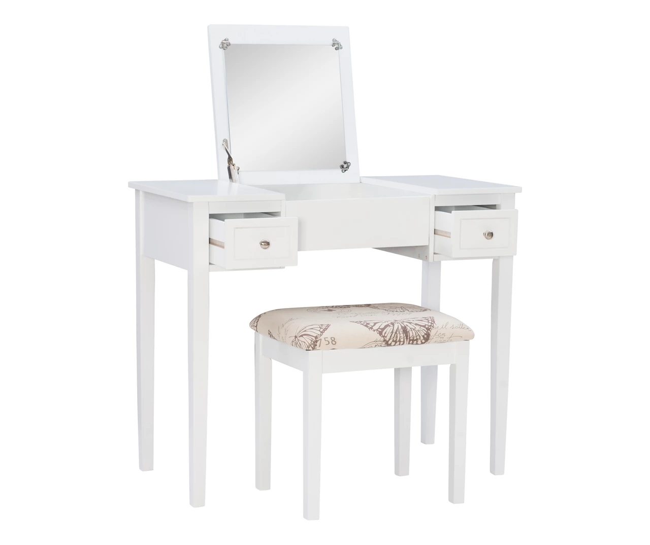 Butterfly Mirror Vanity Set With Stool 8 Butterfly Mirror Vanity Set With Stool - Image 6