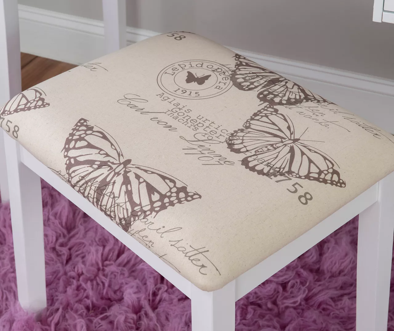 Butterfly Mirror Vanity Set With Stool 14 Butterfly Mirror Vanity Set With Stool - Image 12