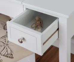 Butterfly Mirror Vanity Set With Stool 32 Butterfly Mirror Vanity Set With Stool -DHP Sales Store 810389543 A8 9