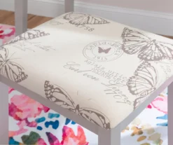 Butterfly Mirror Vanity Set With Stool 39 Butterfly Mirror Vanity Set With Stool -DHP Sales Store 810389544 B0 4