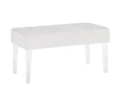 Marie Platinum Padded Glam Acrylic Bench -DHP Sales Store 810389624 A0 1