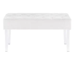 Marie Platinum Padded Glam Acrylic Bench -DHP Sales Store 810389624 A0 2