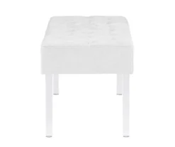 Marie Platinum Padded Glam Acrylic Bench -DHP Sales Store 810389624 A1