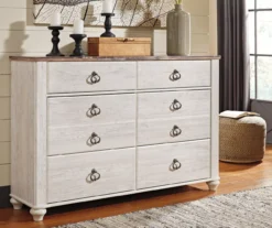 Willowton Whitewash Dresser 14 Willowton Whitewash Dresser -DHP Sales Store 810406133