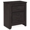 Brinxton Black 2-Drawer Nightstand -DHP Sales Store 810408994 1