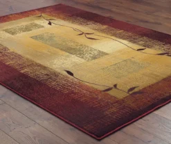 Gilson Red & Tan Area Rug, (5'3" X 7'6") -DHP Sales Store 810413013 3