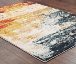 Peyton Gold & Red Abstract Area Rug, (5'3" X 7'6") -DHP Sales Store 810413040 3