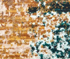 Peyton Gold & Red Abstract Area Rug, (5'3" X 7'6") -DHP Sales Store 810413040 4