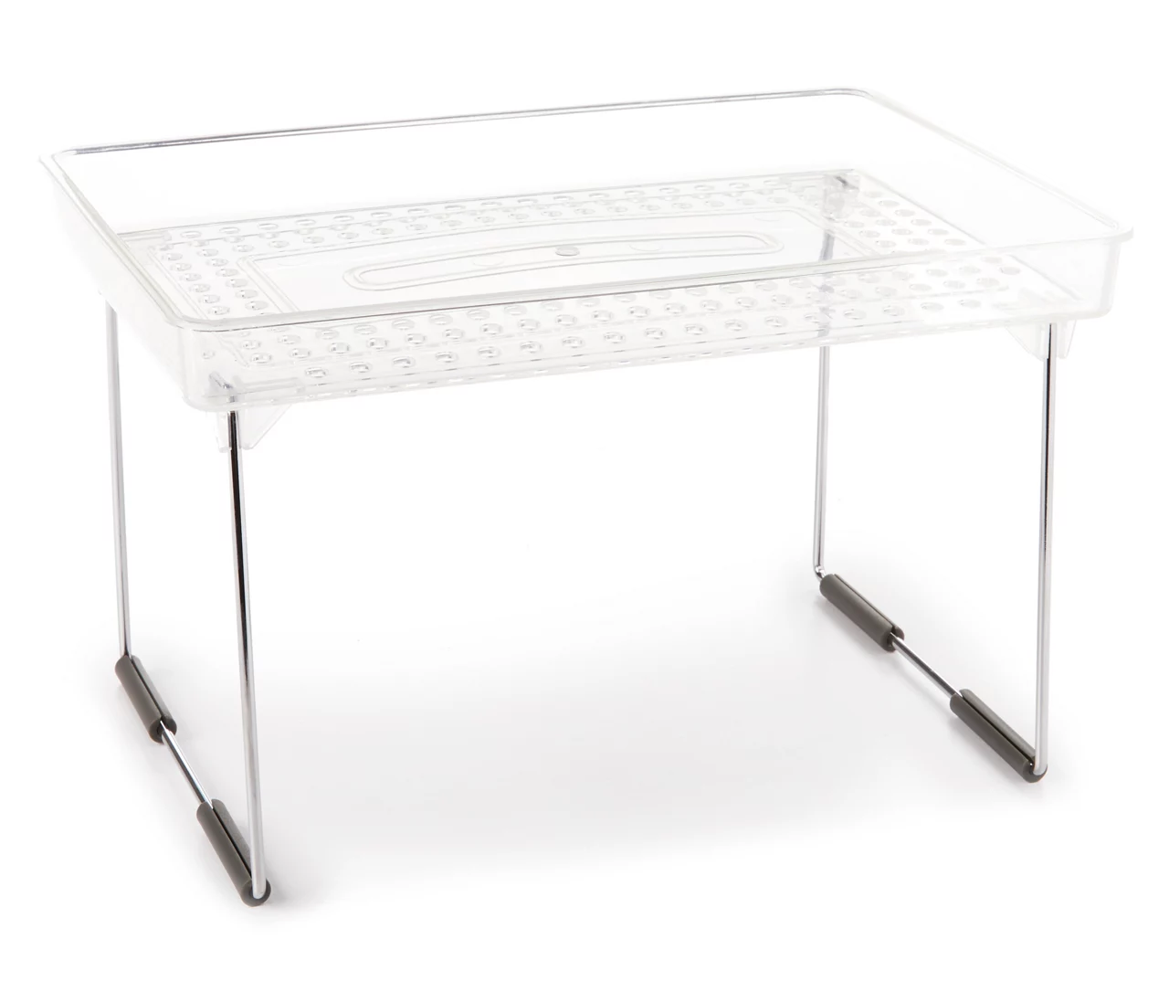 Collapsible Stacking Countertop Shelf, Clear 3 Collapsible Stacking Countertop Shelf, Clear