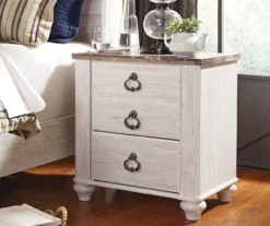Willowton Whitewash Nightstand -DHP Sales Store 810422732
