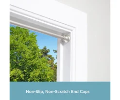 Brushed Nickel Twist & Fit No Tools Tension Window Curtain Rod, (28" - 48") -DHP Sales Store 810430284 6