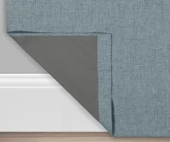 Anya Navy Blackout Rod Pocket Curtain Panel Pair, (63") -DHP Sales Store 810442245 3