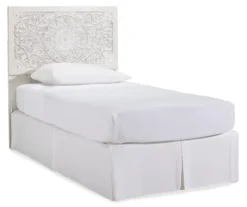 Paxberry Whitewash Carved Medallion Twin Headboard 8 Paxberry Whitewash Carved Medallion Twin Headboard -DHP Sales Store 810458222 2