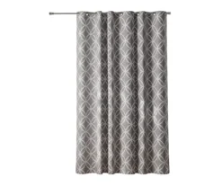 Emma Star Circle EZ Hang Fabric Shower Curtain
