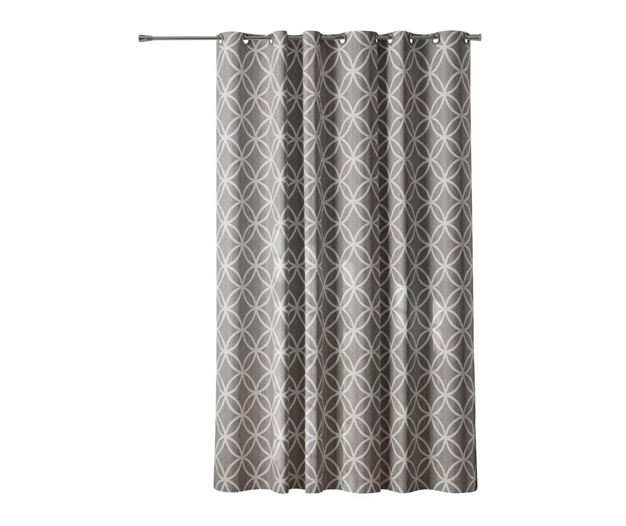 Emma Star Circle EZ Hang Fabric Shower Curtain 3 Emma Star Circle EZ Hang Fabric Shower Curtain