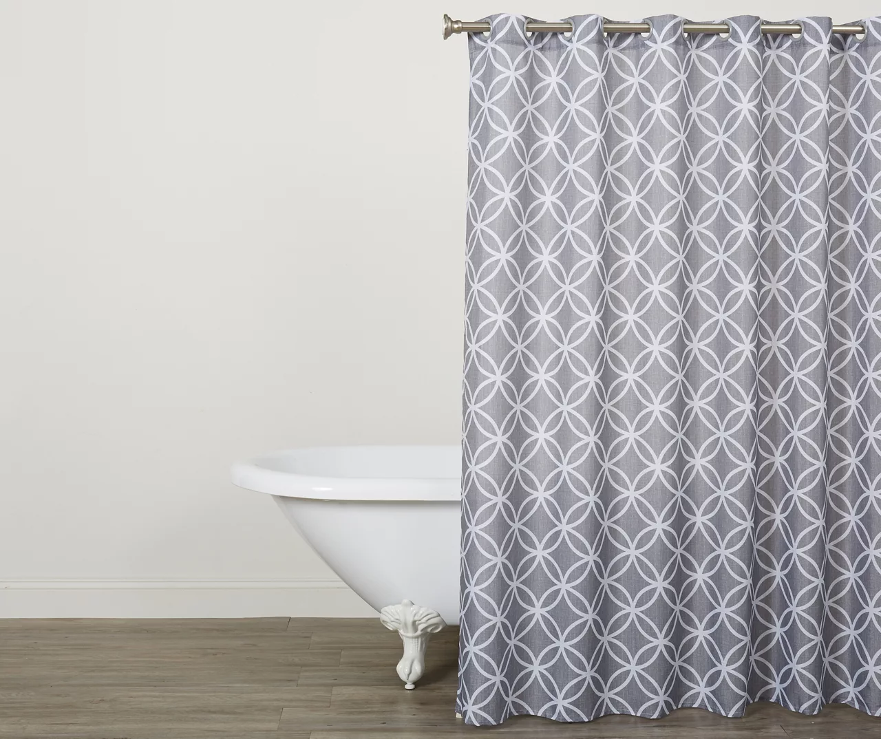 Emma Star Circle EZ Hang Fabric Shower Curtain 4 Emma Star Circle EZ Hang Fabric Shower Curtain - Image 2