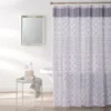 Sonoma Gray Medallion Fabric Shower Curtain -DHP Sales Store 810460533 1