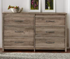 Duncan Gray Oak 6-Drawer Dresser -DHP Sales Store 810465129 1