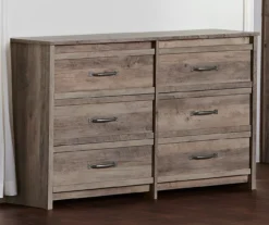 Duncan Gray Oak 6-Drawer Dresser -DHP Sales Store 810465129 3
