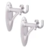 Brushed Nickel Fast Fit Adjustable Curtain Rod Brackets, 2-Pack -DHP Sales Store 810466054