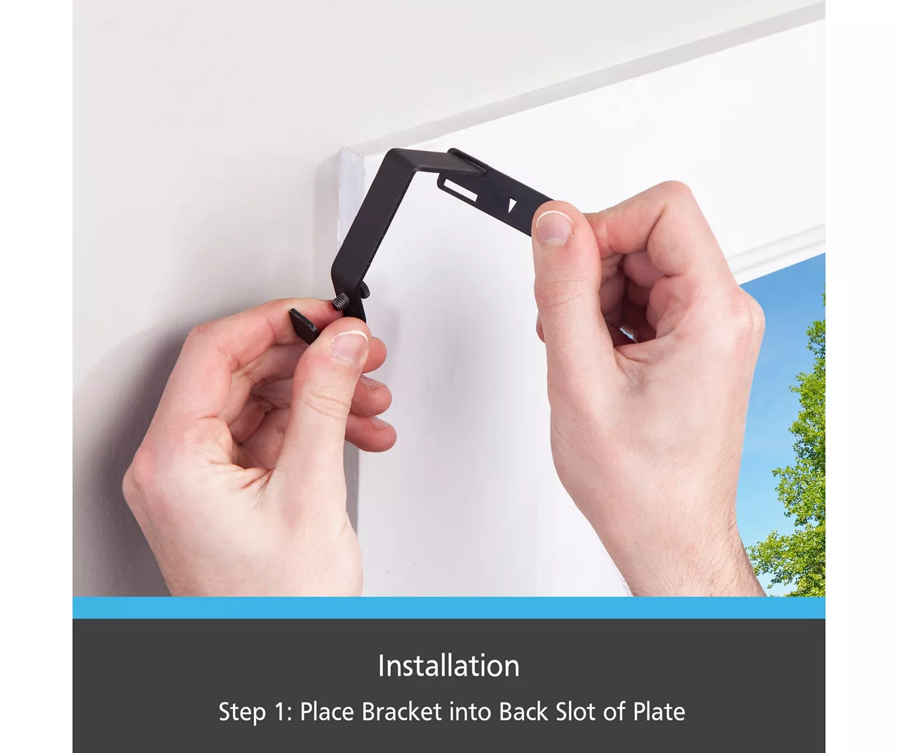 Matte Black Fast Fit No Measure Curtain Rod Brackets, 2-Pack 6 Matte Black Fast Fit No Measure Curtain Rod Brackets, 2-Pack - Image 4