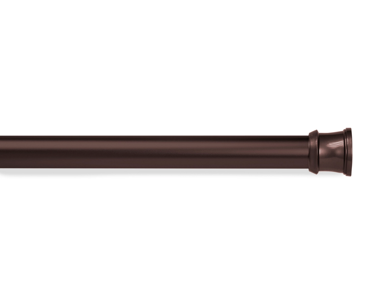 Chocolate Twist & Fit No Tools Tension Utility Rod, (42" - 72") 3 Chocolate Twist & Fit No Tools Tension Utility Rod, (42" - 72")
