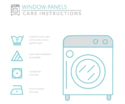 Evelyn Medallion Gray & White Room-Darkening Rod Pocket Curtain Panel Pair, (95") -DHP Sales Store 810468104 4