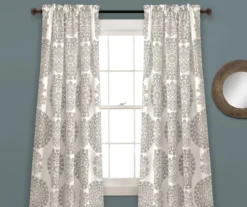 Evelyn Medallion Room-Darkening Rod Pocket Curtain Panel Pair 25 Evelyn Medallion Room-Darkening Rod Pocket Curtain Panel Pair -DHP Sales Store 810468104 7