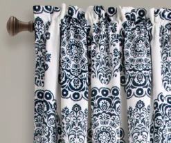 Evelyn Medallion Room-Darkening Rod Pocket Curtain Panel Pair 37 Evelyn Medallion Room-Darkening Rod Pocket Curtain Panel Pair -DHP Sales Store 810468105 1