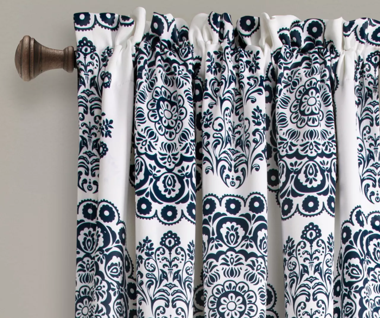 Evelyn Medallion Room-Darkening Rod Pocket Curtain Panel Pair 18 Evelyn Medallion Room-Darkening Rod Pocket Curtain Panel Pair - Image 16