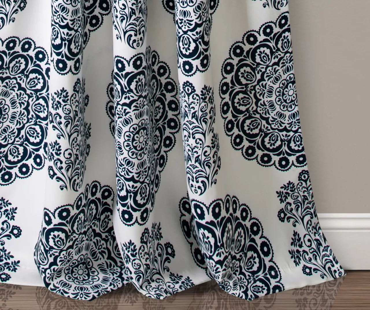 Evelyn Medallion Room-Darkening Rod Pocket Curtain Panel Pair 19 Evelyn Medallion Room-Darkening Rod Pocket Curtain Panel Pair - Image 17