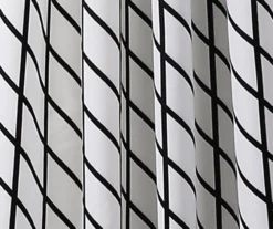 Feather Arrow Geo White & Black Room-Darkening Grommet Curtain Panel Pair -DHP Sales Store 810468108 2