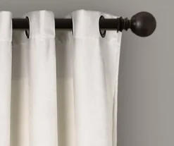 Prima Velvet Color Block White & Black Room-Darkening Grommet Curtain Panel Pair, (84") 10 Prima Velvet Color Block White & Black Room-Darkening Grommet Curtain Panel Pair, (84") -DHP Sales Store 810468129 1