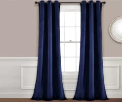 Prima Velvet Room-Darkening Grommet Curtain Panel Pair -DHP Sales Store 810468155 7