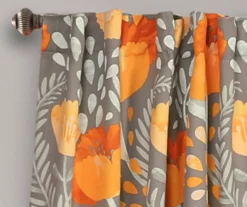 Poppy Garden Room-Darkening Back Tab Curtain Panel Pair -DHP Sales Store 810468157 1