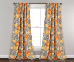 Poppy Garden Room-Darkening Back Tab Curtain Panel Pair -DHP Sales Store 810468157