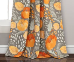 Poppy Garden Room-Darkening Back Tab Curtain Panel Pair -DHP Sales Store 810468157 3