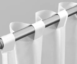 Poppy Garden Yellow & Gray Room-Darkening Back Tab Curtain Panel Pair, (84") -DHP Sales Store 810468158 4