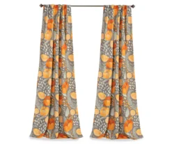 Poppy Garden Room-Darkening Back Tab Curtain Panel Pair -DHP Sales Store 810468158 8 1