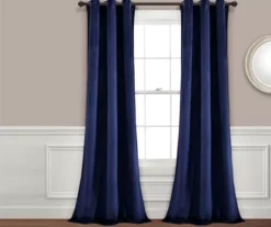 Prima Velvet Room-Darkening Grommet Curtain Panel Pair -DHP Sales Store 810468170 7