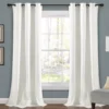 Prima Velvet White Room-Darkening Grommet Curtain Panel Pair, (84") -DHP Sales Store 810468175