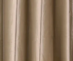 Prima Velvet Taupe Room-Darkening Grommet Curtain Panel Pair, (84") 11 Prima Velvet Taupe Room-Darkening Grommet Curtain Panel Pair, (84") -DHP Sales Store 810468181 2
