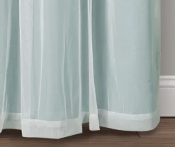 Lush Blue Blackout Grommet Curtain Panel Pair With Sheer Overlay, (84") -DHP Sales Store 810468186 6